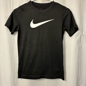 Nike Black Dri-FIT Tee with White Branding